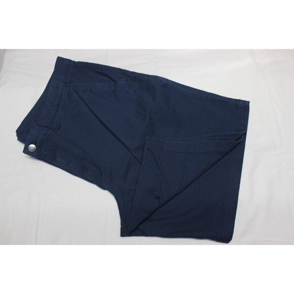 Member's Mark men's 9" blue everyday flat front stretch twill shorts 40 - Picture 5 of 9